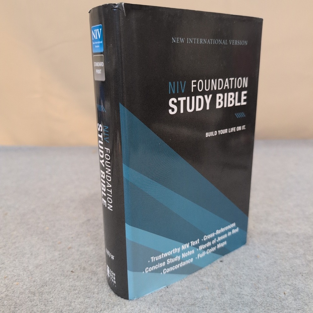 NIV Foundation Study Bible Zondervan Hardcover New International Version Black - Picture 1 of 4